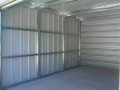 Large interior of a commercial storage unit.