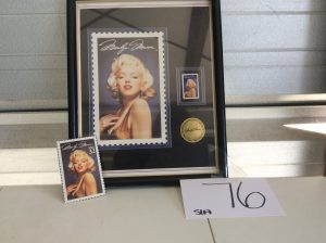 Marilyn Monroe Collectible stamp | Des Moines Auction | Store It America