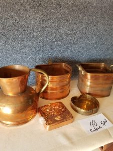 Copper Dishes at Multi Consignor Auction